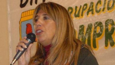 La esposa de Busti, en "sinton�a" con Massa