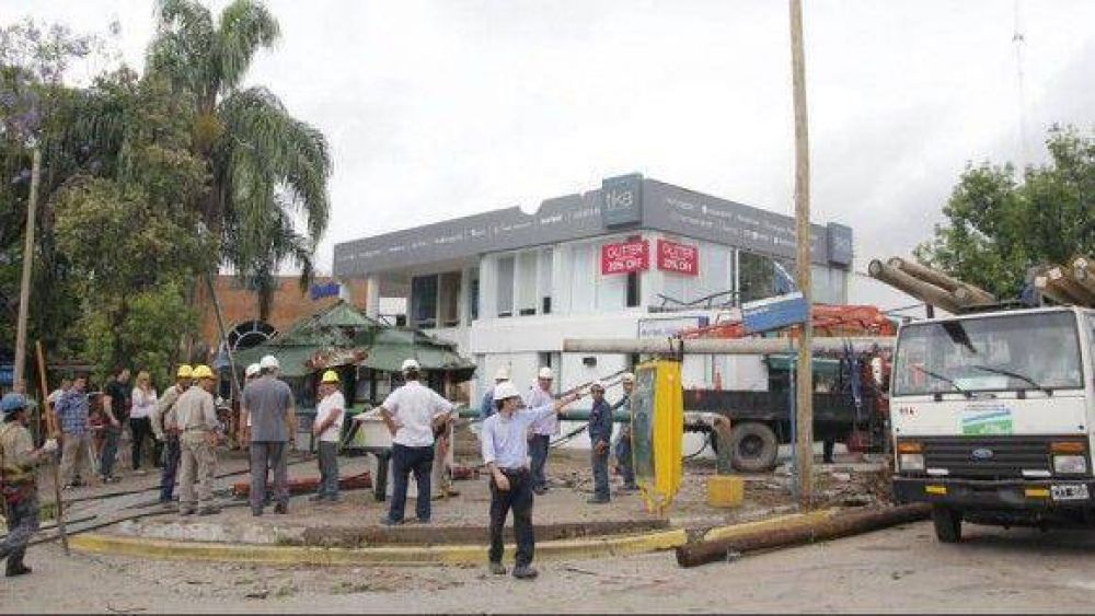 Las tormentas causaron da�os importantes en Yerba Buena