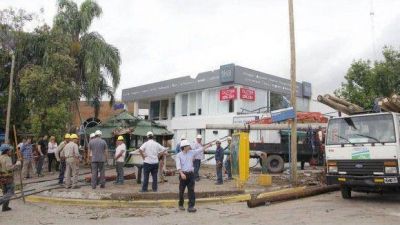 Las tormentas causaron da�os importantes en Yerba Buena