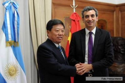 Randazzo se reuni� con el viceministro de transporte chino