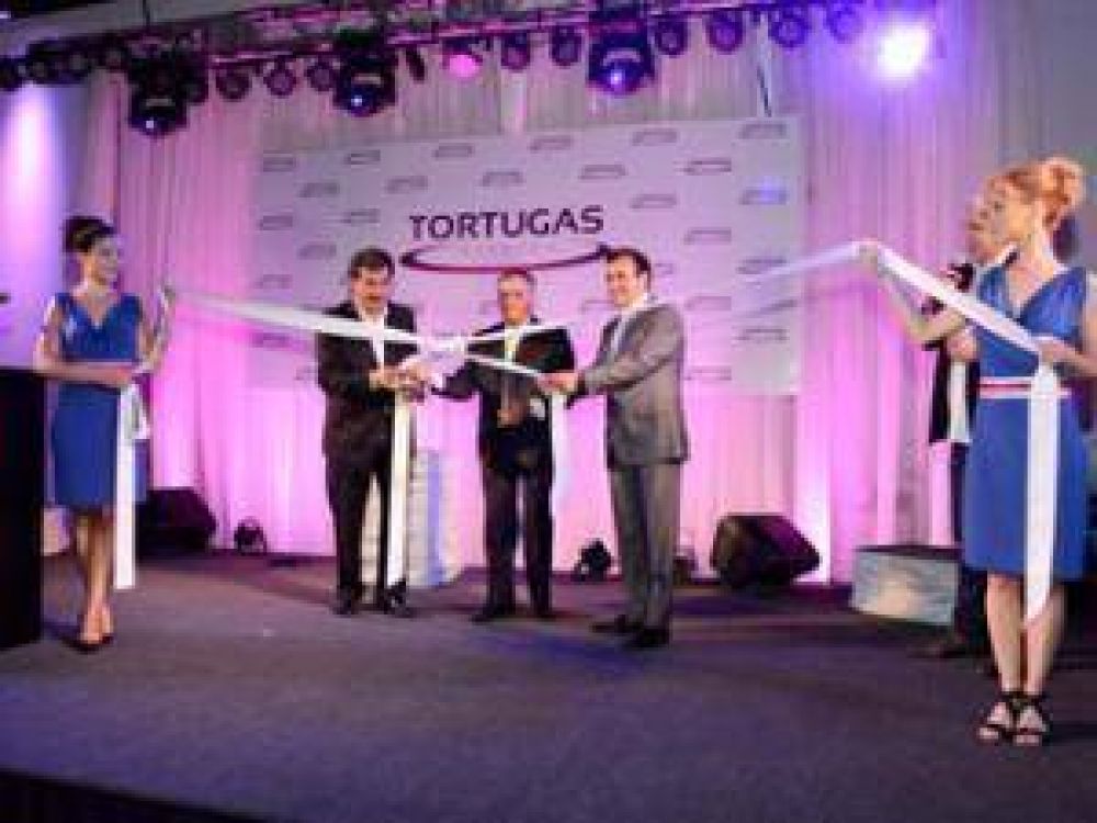 Jess Cariglino estuvo presente en la inauguracin de Tortugas Eventos