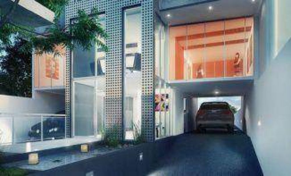 Presentaron un edificio con galer�a de arte y balcones de vidrio