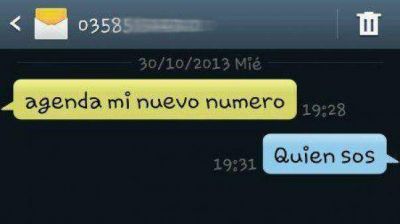"Agend� mi nuevo n�mero": piden informes a las empresas por los sms a los celulares	