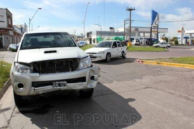 Un peque�o sufri� heridas tras un fuerte choque