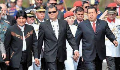 Morales, Ch�vez y Correa, juntos para nacionalizar