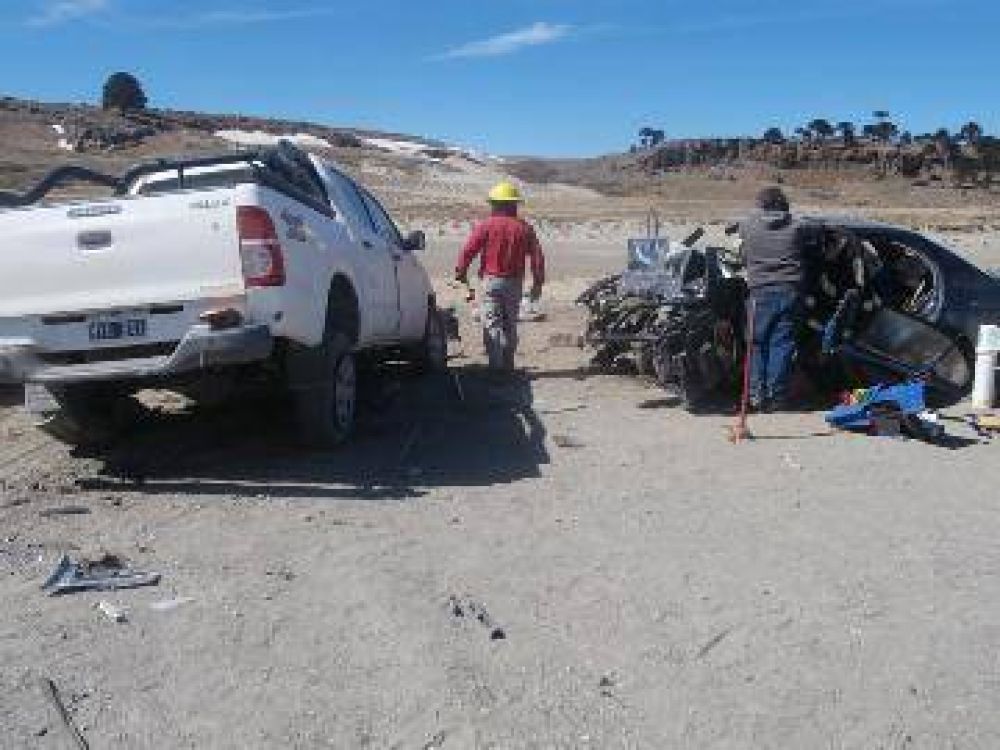 Choque frontal dej� una v�ctima fatal cerca de Villa Pehuenia