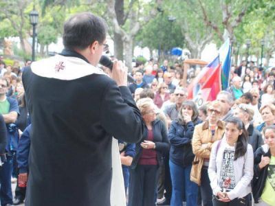 Dijo monse�or Ariel P�rez: �Es una caminata de fe, no una competencia f�sica�