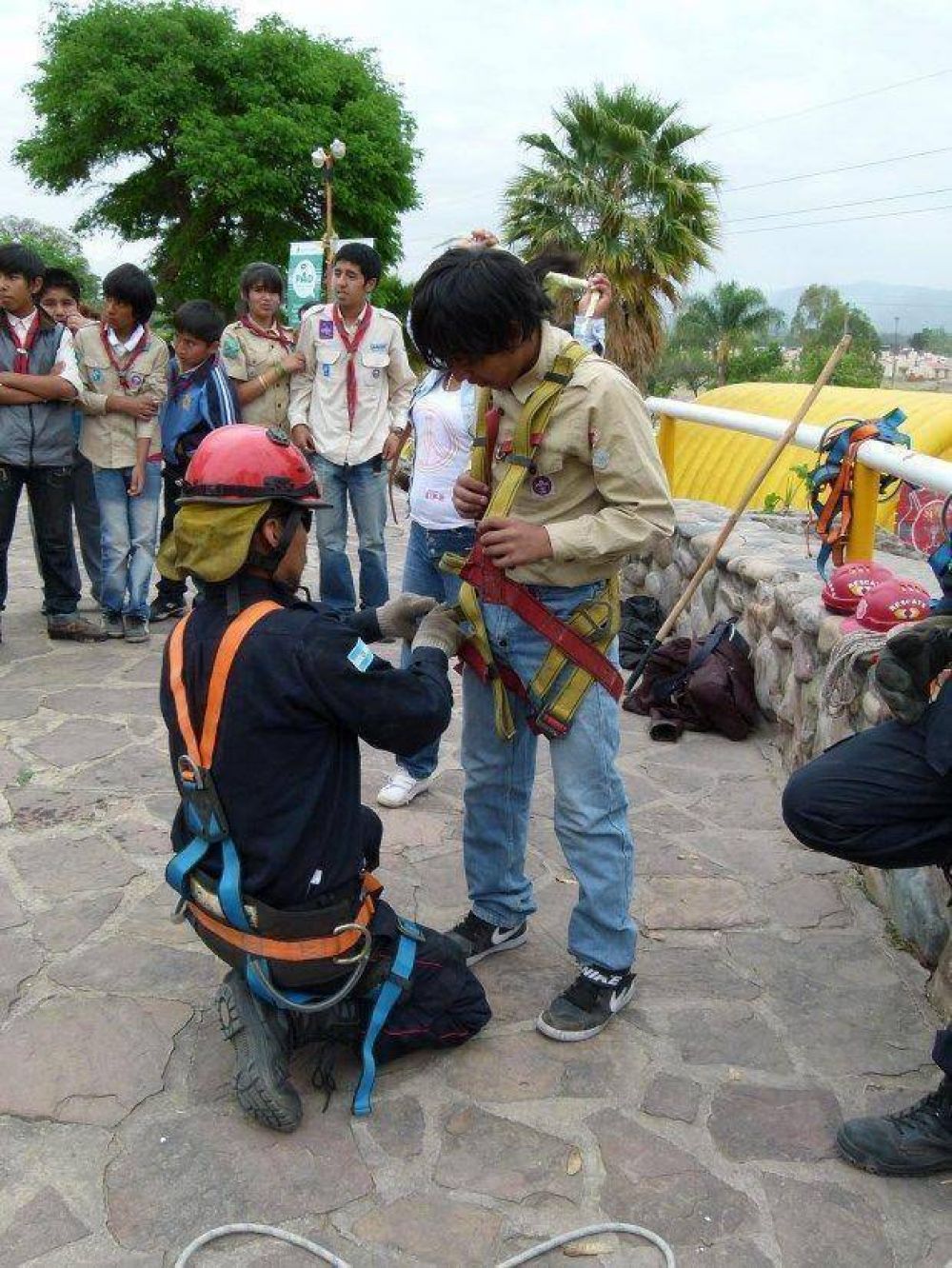 Muestra del cuartel de bomberos voluntarios