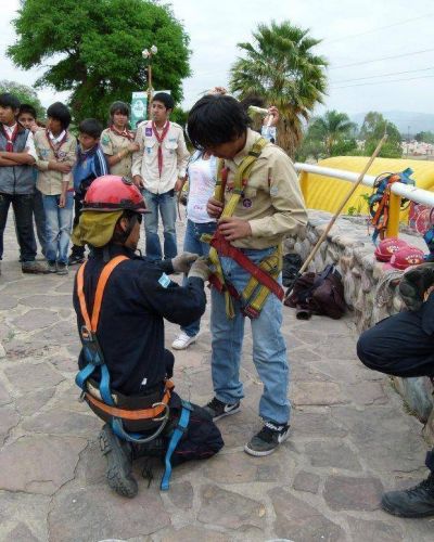 Muestra del cuartel de bomberos voluntarios