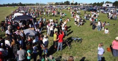 Una fiesta de alto vuelo