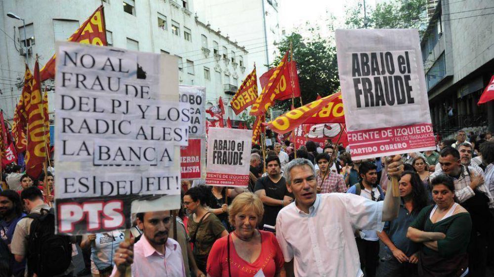 Apoyo nacional al reclamo del Frente de Izquierda y de los Trabajadores