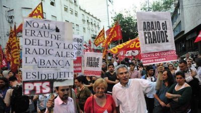 Apoyo nacional al reclamo del Frente de Izquierda y de los Trabajadores