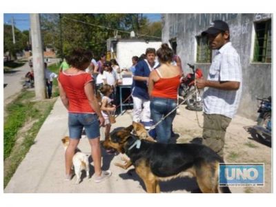 El �rea de Zoonosis organiz� una campa�a por los barrios
