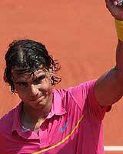 Nadal comenz� la defensa del t�tulo.