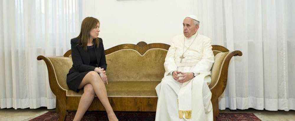 El Papa recibi� a la vicejefa del Gobierno porte�o