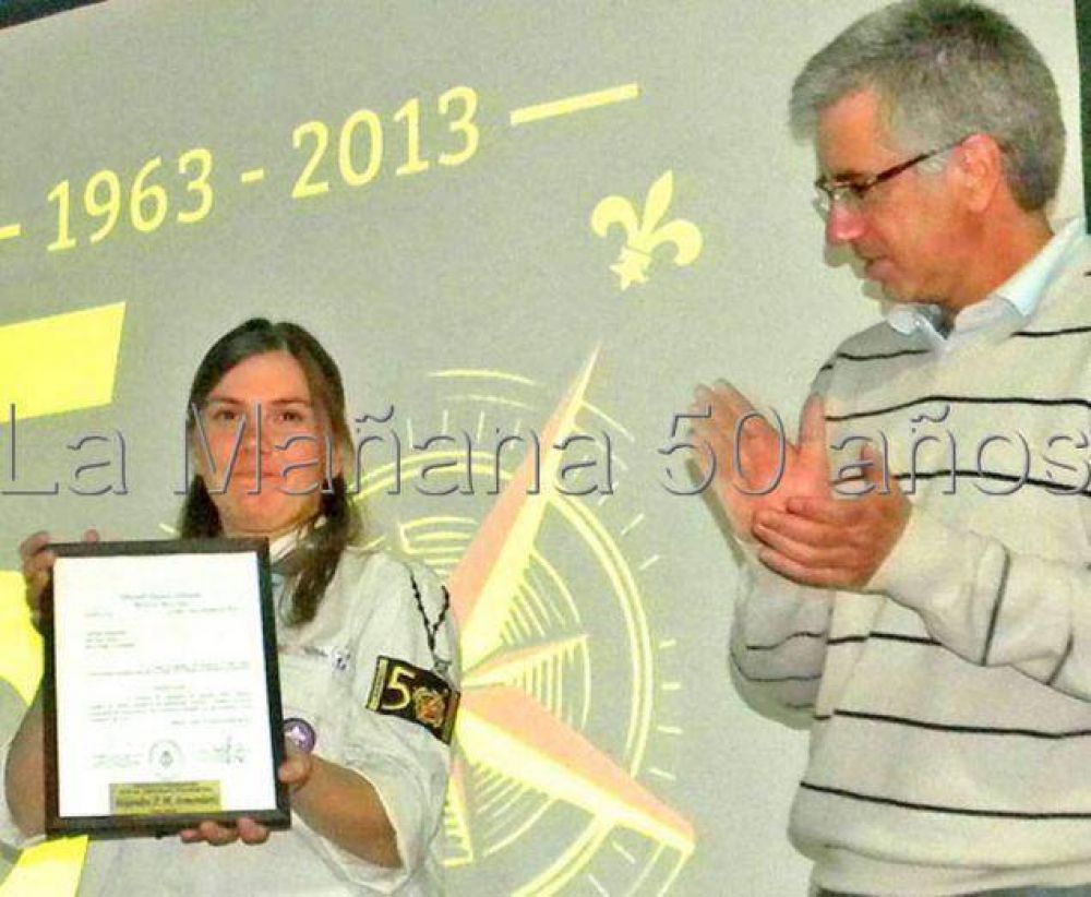 Scouts festejaron cinco d�cadas de vida en Saladillo