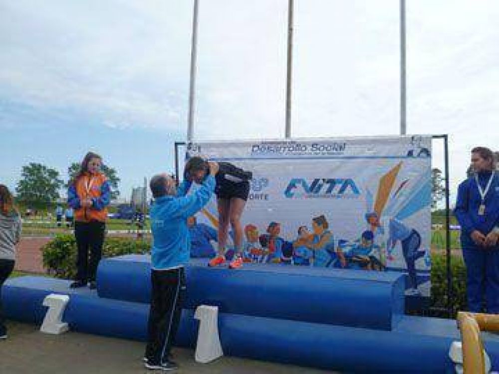 Abril Nain subi a lo ms alto del podio de Mar del Plata
