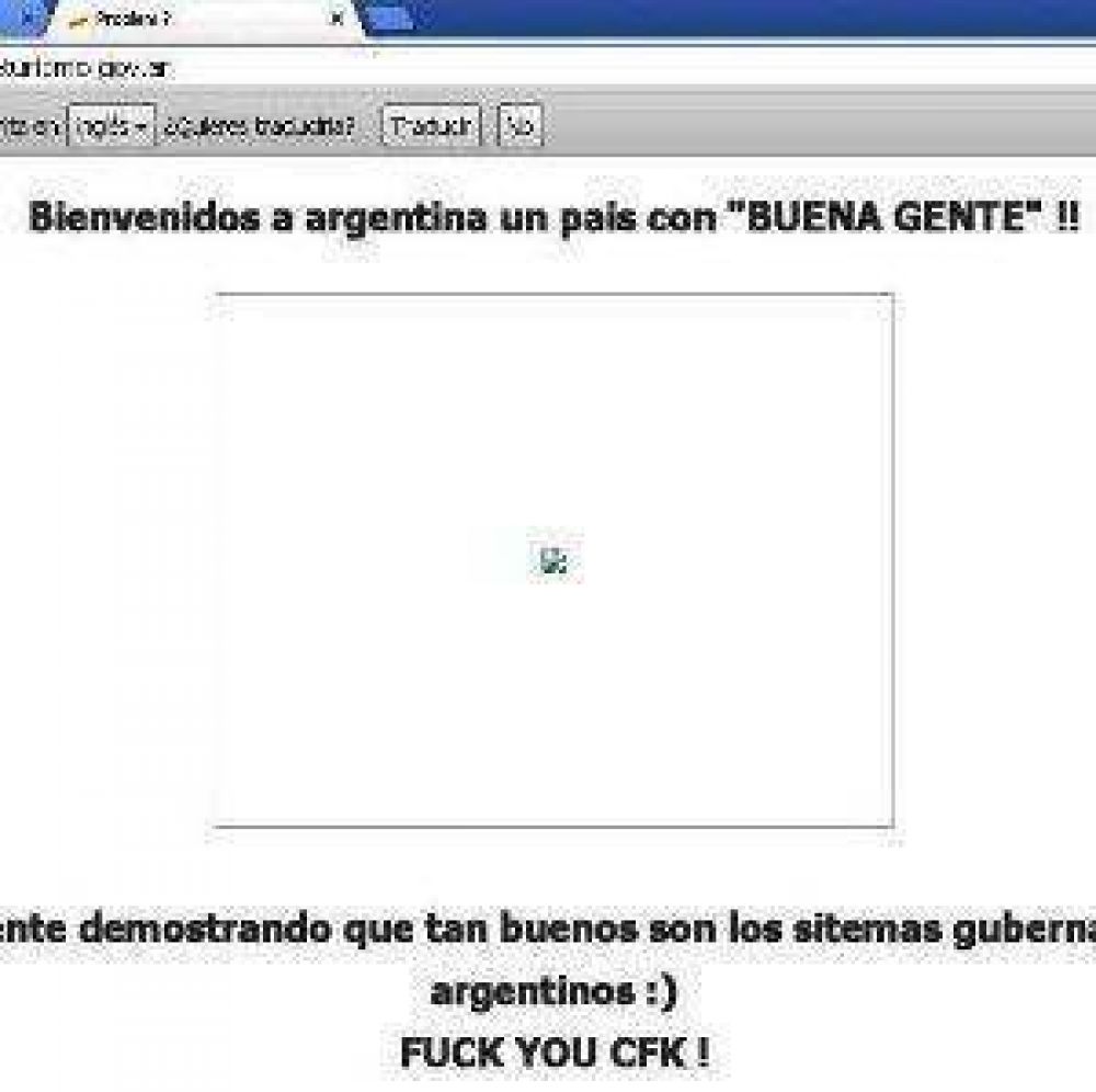 Hackearon la p�gina web de turismo
