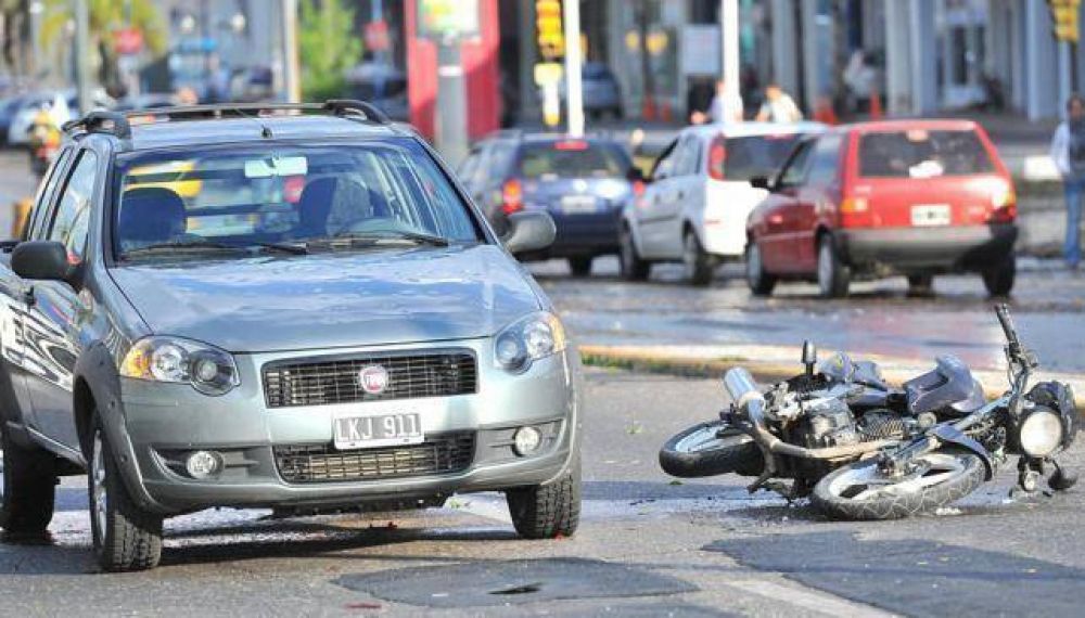 Crece la participaci�n de motos en los accidentes de tr�nsito