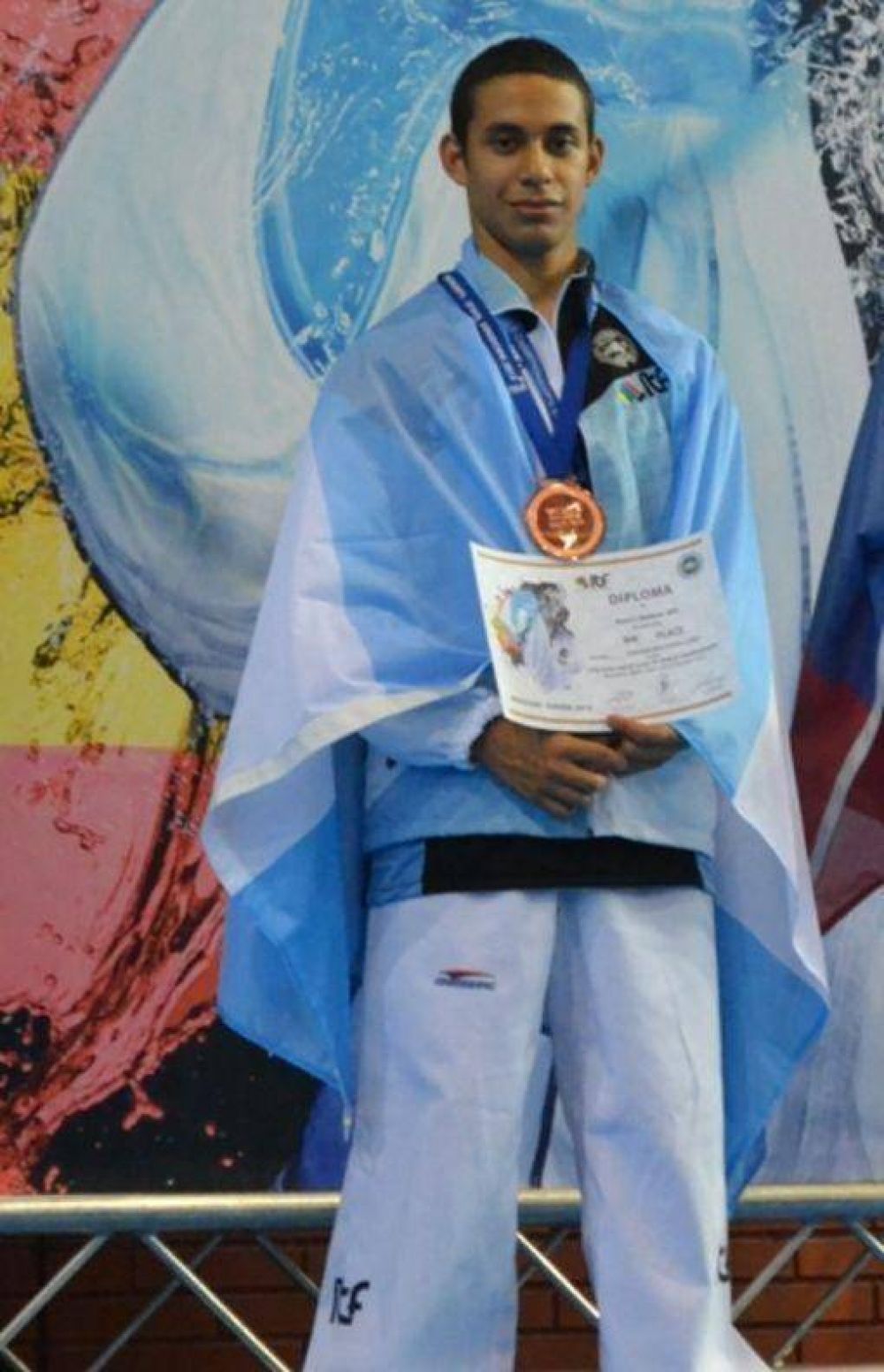 El misionero Ramiro Maidana logr el bronce en el torneo mundial de Taekwon-Do en Espaa