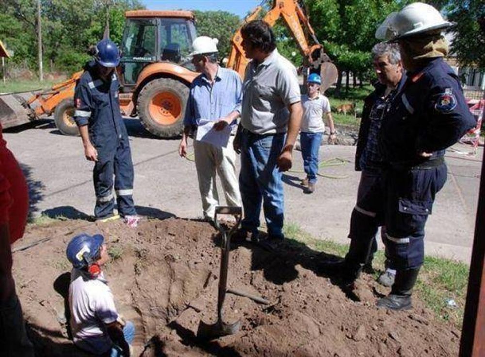 Rompieron un ca�o de gas y hubo que delimitar un sector de la ciudad