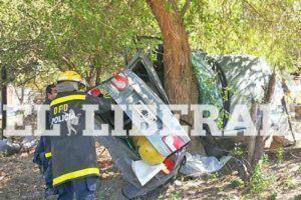 Un automovilista perdi� la vida en terrible accidente en El Zanj�n sobre la ruta 9