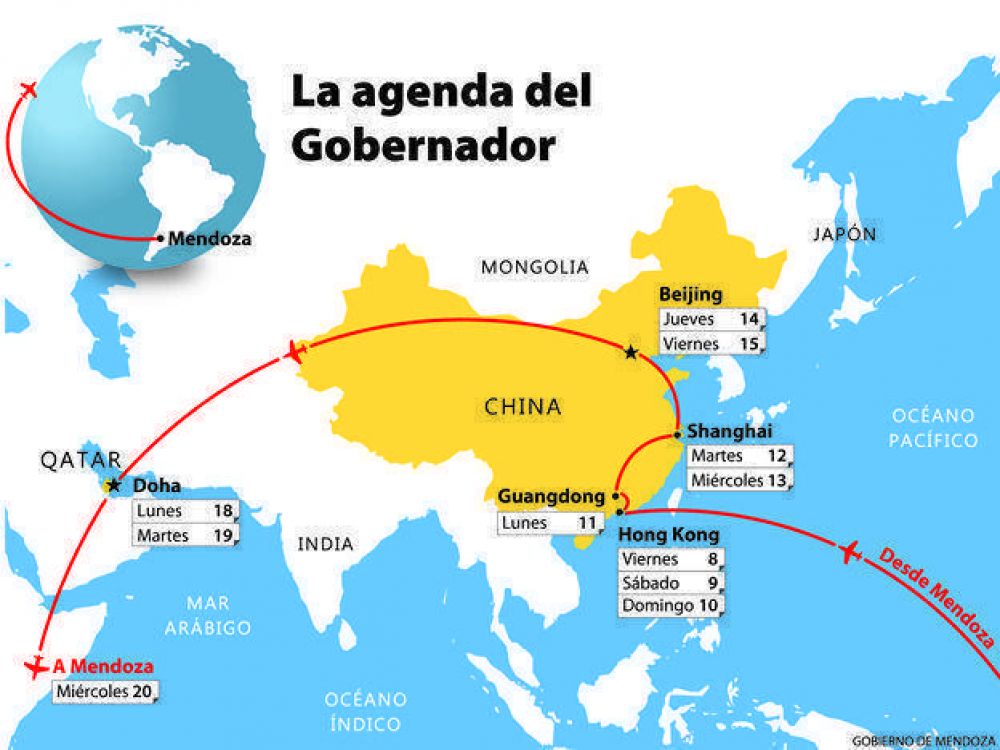 As� ser� la misi�n comercial del gobernador P�rez por Asia