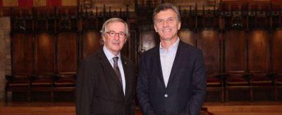 Macri se reuni� con el alcalde de Barcelona