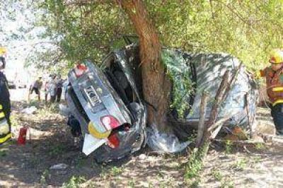 Sali� de su casa en auto y encontr� la muerte a los 2 km