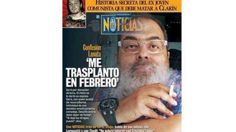 Lanata confirm� que se someter� a un trasplante de ri��n en febrero