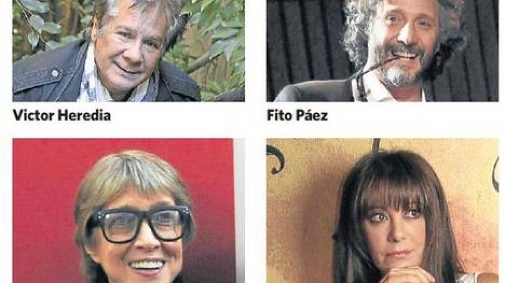 M�sicos famosos le mandaron discos a Cristina para el reposo