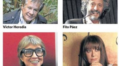 M�sicos famosos le mandaron discos a Cristina para el reposo