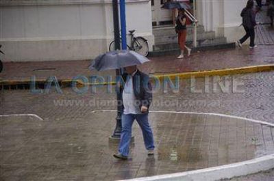 LLuvia en Rafaela y la zona
