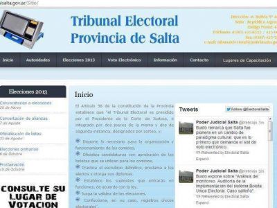 El escrutinio provisorio se podr� seguir v�a web