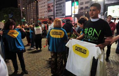 Un 8N con poca convocatoria