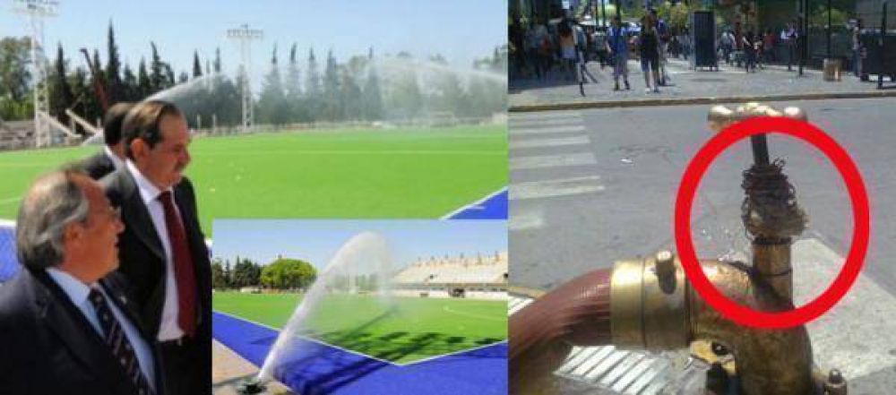 Sistema de riego de Alemania para el hockey y alambres para los bomberos