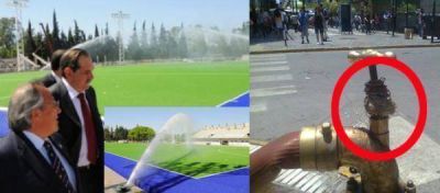 Sistema de riego de Alemania para el hockey y alambres para los bomberos