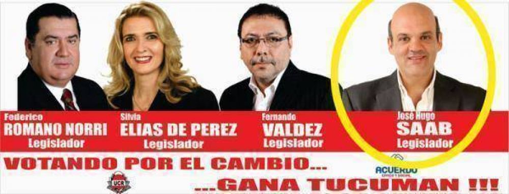 Ins�lito: el alperovichista Saab llega a una banca gracias al radicalismo