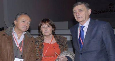 Binner con Felipe Gonz�lez