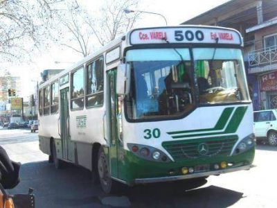 Choferes de la l�nea 500 realizaron un paro
