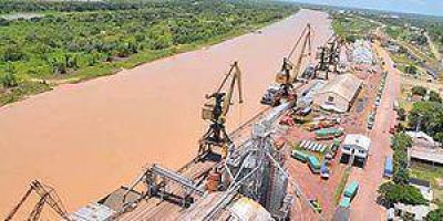 La carga de Formosa deber� ser embarcada en el puerto de Barranqueras-Chaco