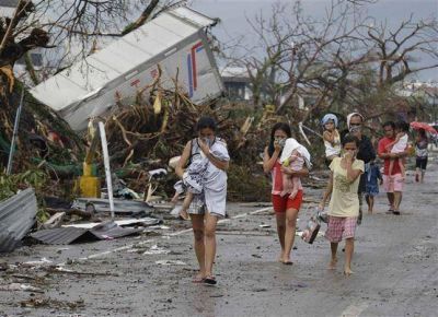 El mundo se moviliza para ayudar a Filipinas