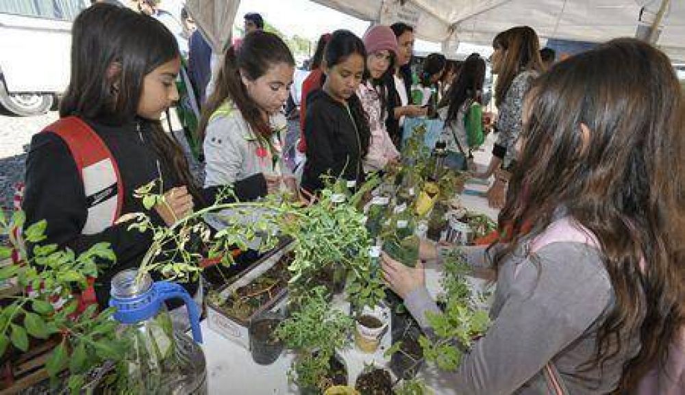 Cerca de 350 estudiantes se comprometieron con el cuidado del agua a trav�s de Huerta Org�nica