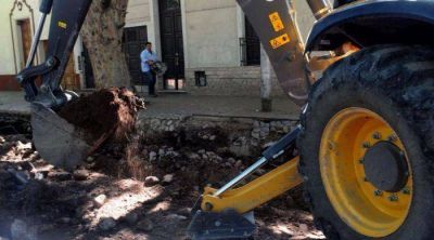 Iniciaron el adoquinado del �ltimo tramo de Av. San Mart�n
