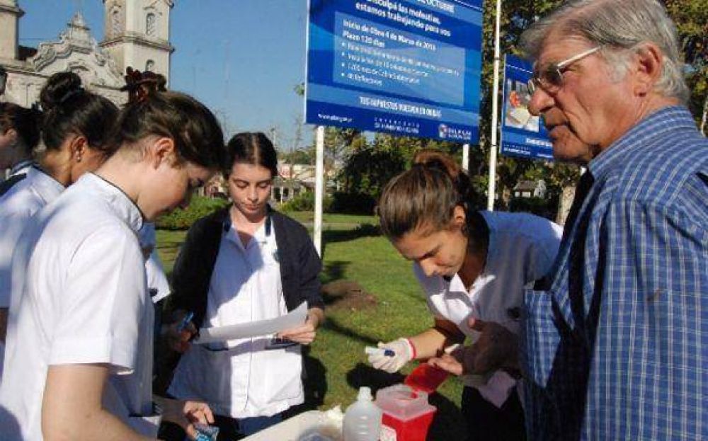 En el D�a Mundial de la Diabetes har�n controles de glucemia en la Plaza de Pilar