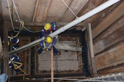 Trabajos en la Estaci�n de Bombeo para habilitar cloacas en El Pilar