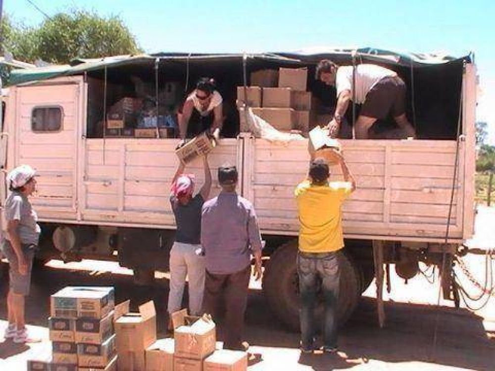 El Grupo de amigos solidarios de Ramallo con la satisfacci�n de la "misi�n cumplida"