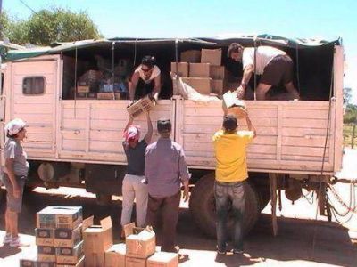 El Grupo de amigos solidarios de Ramallo con la satisfacci�n de la "misi�n cumplida"