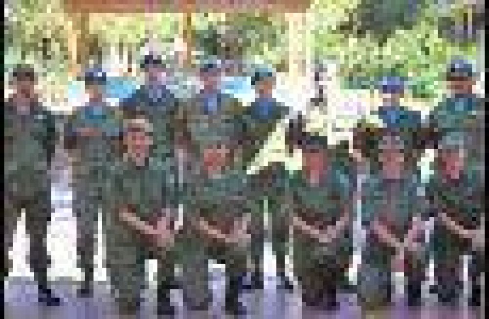 Cascos azules se preparan en Mendoza para ir a Hait�