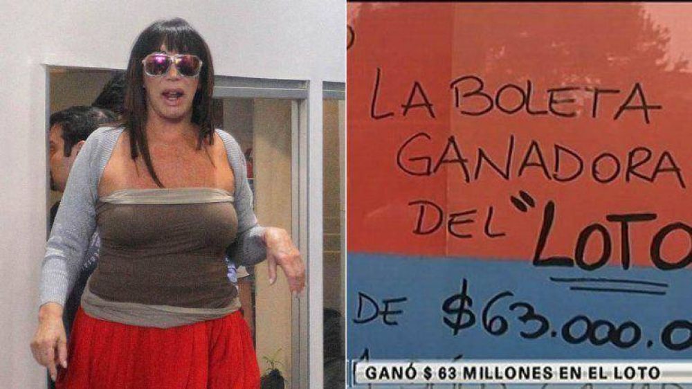 La empleada de Moria Cas�n se gan� el Loto y renunci�